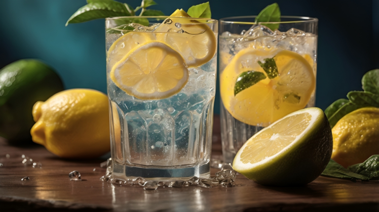 Água com Gás e Limão: O Clássico Refrescante